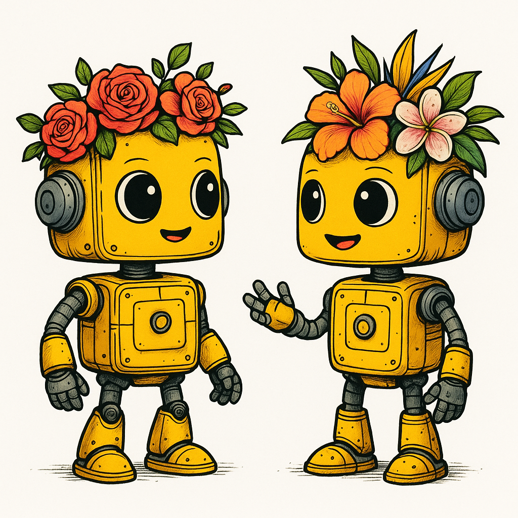 Illustration eines Newsletters